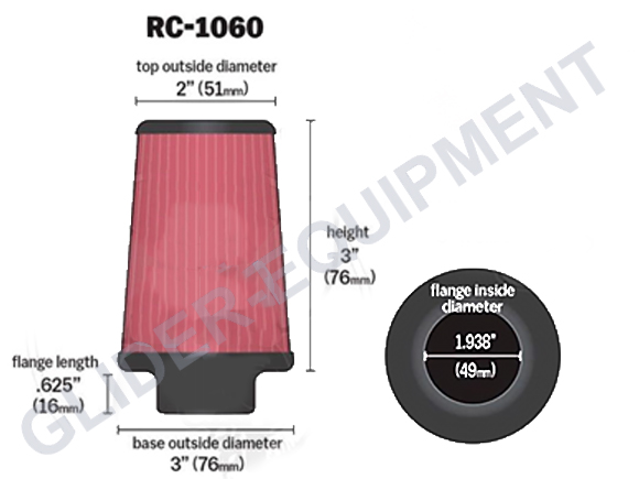 Solo/K&N Luftfilter [2500845/RC-1060]